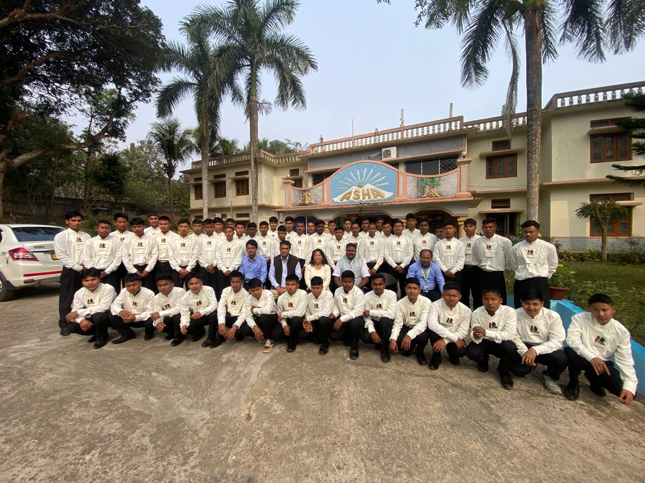 SMPC Management Solutions Pvt Ltd training group at campus